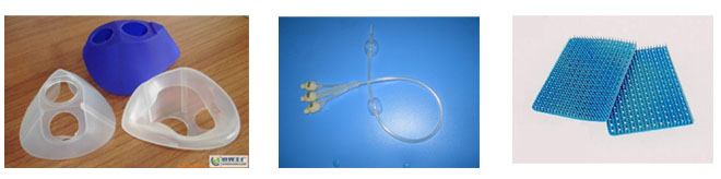 麻醉用的液态硅胶面罩、医用硅胶垫子、液态硅胶医疗导管